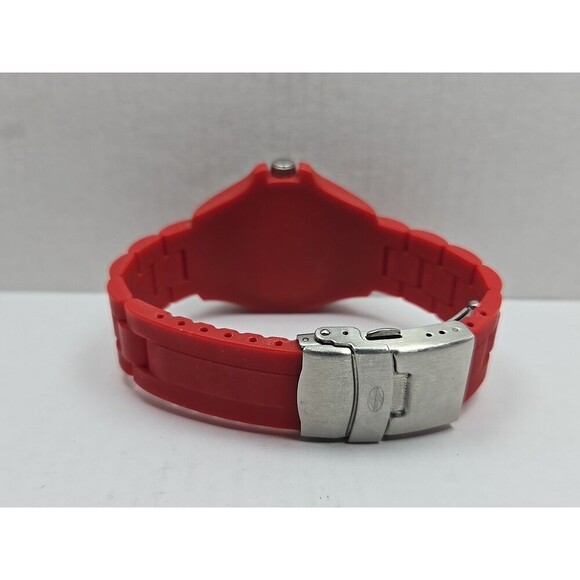 Seapro SP3214 Spring Red Quartz Womens Watch Silicone 36mm New Battery WR30M - Picture 6 of 8